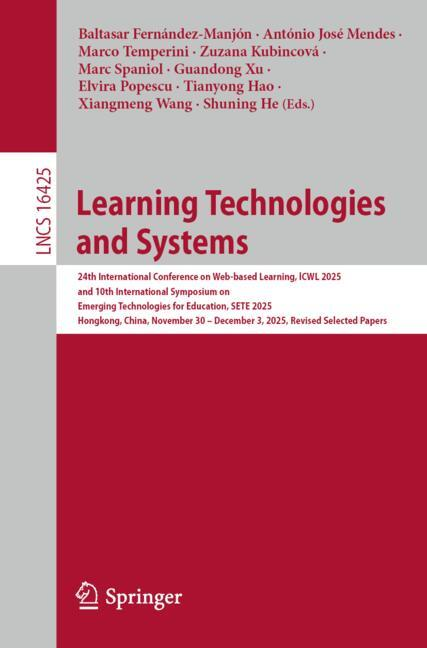 Book Cover: Learning Technologies and Systems - ICWL-SETE 2026